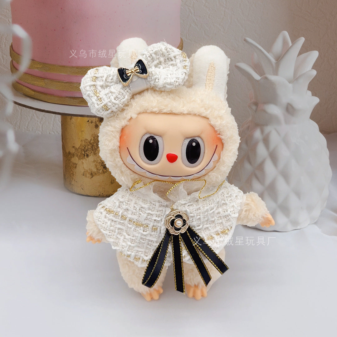 Labubu baby clothes collection creative 17cm doll wearing set labubu vinyl doll clothes accessories