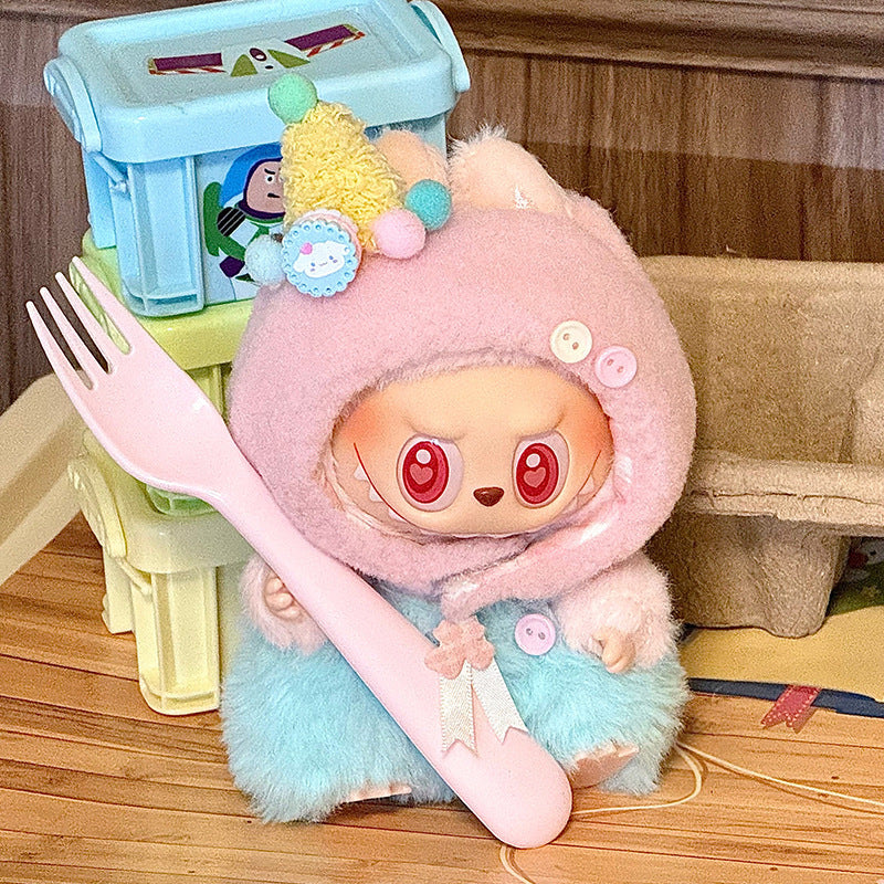 Only clothes are suitable for Labu sitting party baby clothes series, first and second generations of dolls are universal, and can be changed for cute clothes.