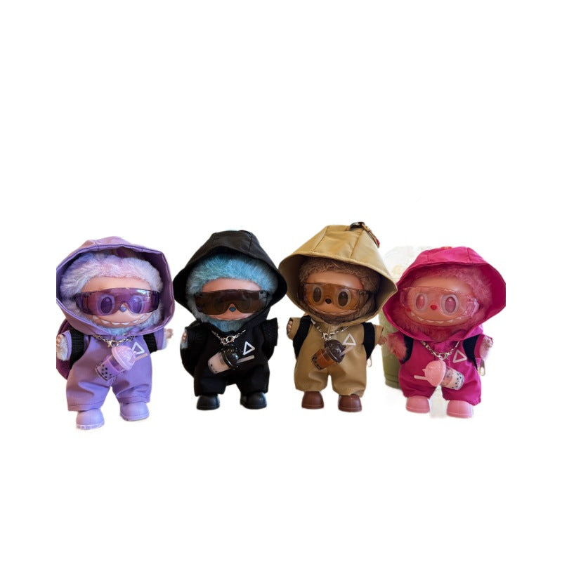 Labubu baby clothes  front high-energy 3.0 vinyl doll with accessories can wear jacket