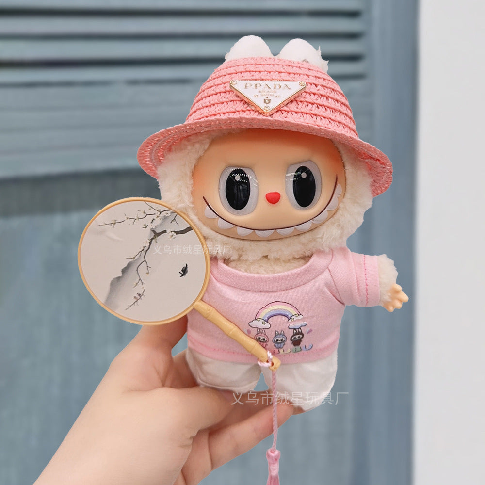 Labubu baby clothes collection creative 17cm doll wearing set labubu vinyl doll clothes accessories