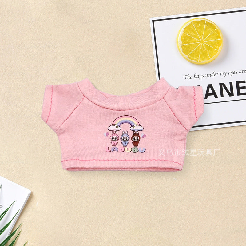 Labubu baby clothes collection creative 17cm doll wearing set labubu vinyl doll clothes accessories