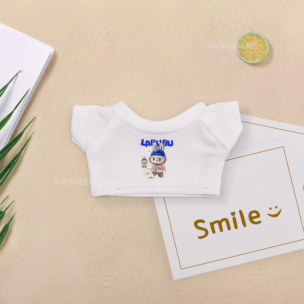 Labubu baby clothes collection creative 17cm doll wearing set labubu vinyl doll clothes accessories