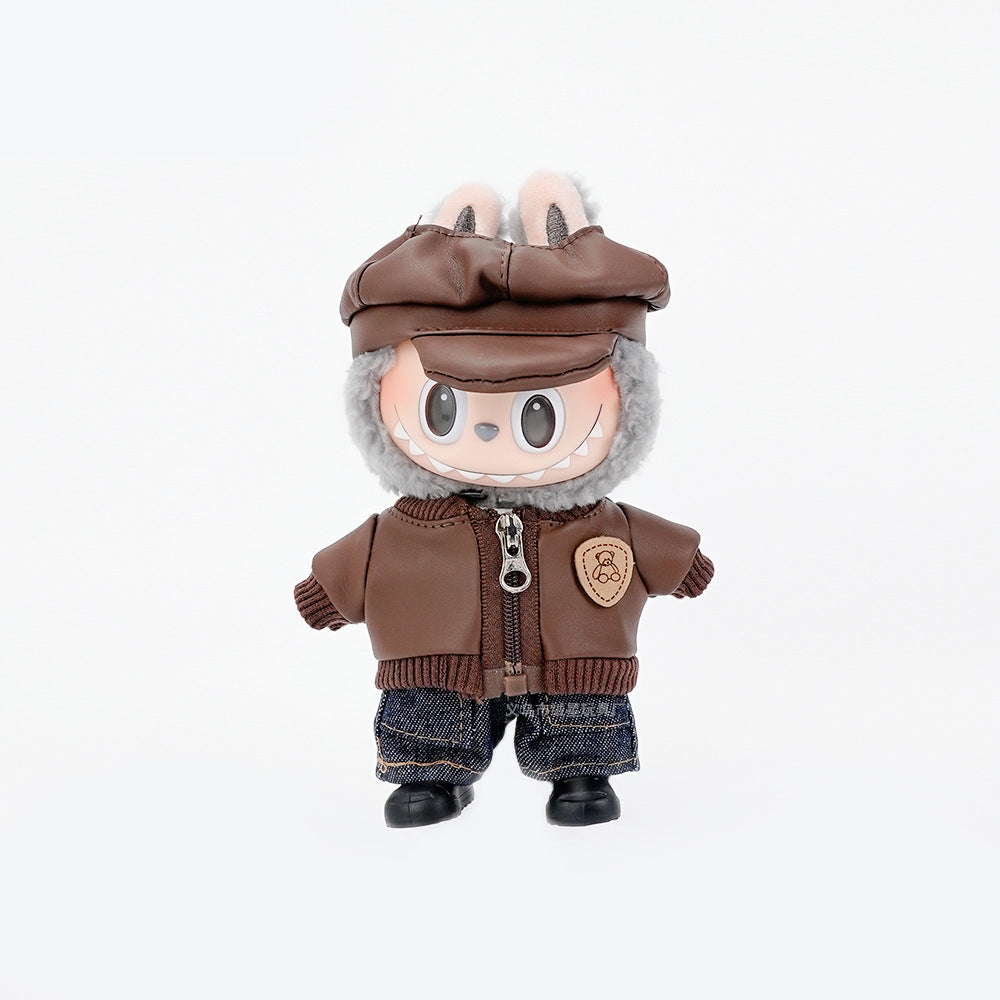 Labubu baby clothes, leather jackets, jeans sets, first, second and third generation vinyl dolls, Labubu accessories replacements