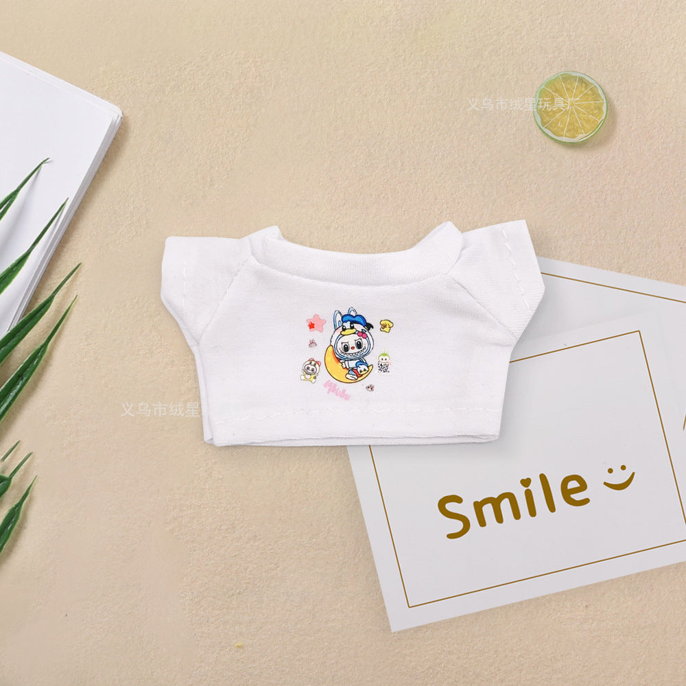 Labubu baby clothes collection creative 17cm doll wearing set labubu vinyl doll clothes accessories