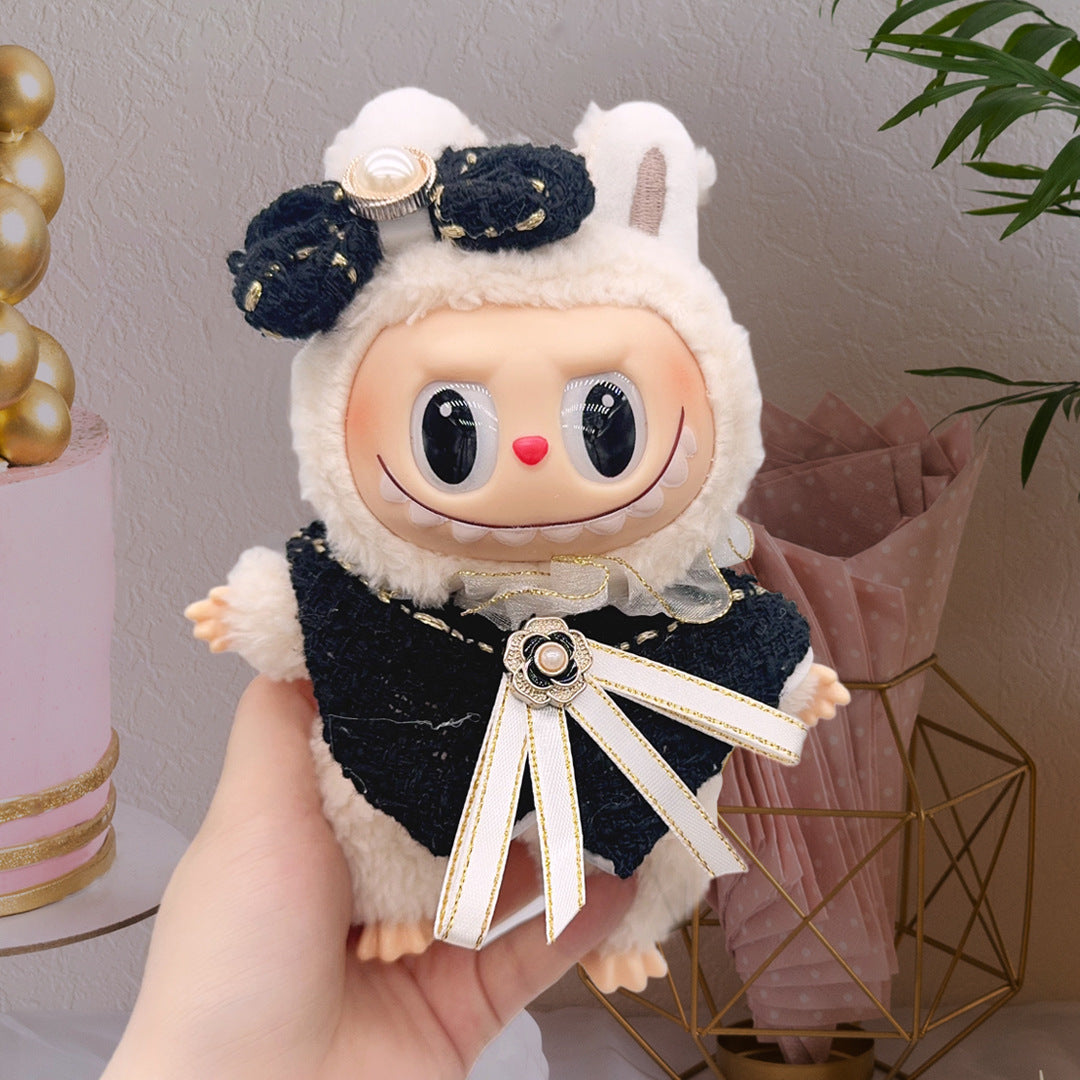 Labubu baby clothes collection creative 17cm doll wearing set labubu vinyl doll clothes accessories