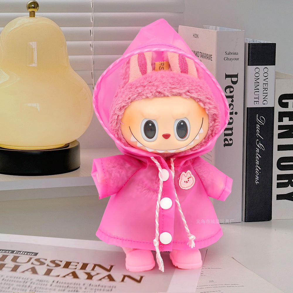 Labubu clothes cute vinyl doll one two three generations labubu baby clothes set sit party accessories