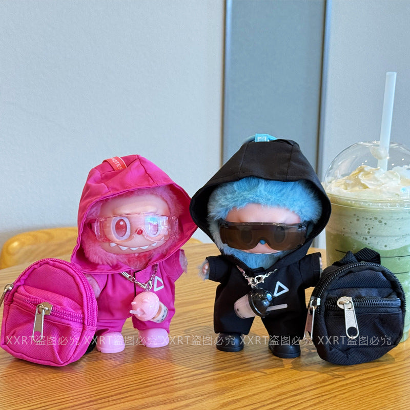 Labubu baby clothes  front high-energy 3.0 vinyl doll with accessories can wear jacket