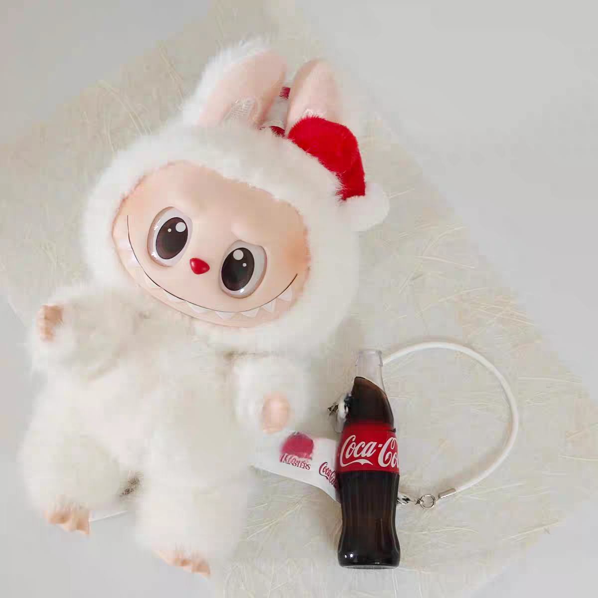 Coca-Cola Labubu doll THE MONSTERS Big into Energy Series-Vinyl Plush Pendant Blind Box
