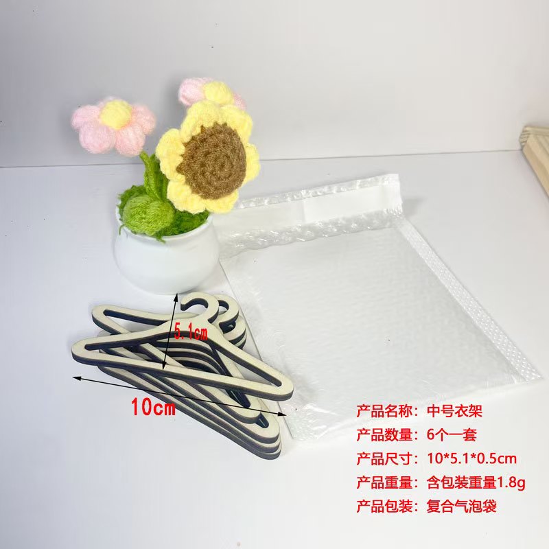 Labubu Clothes wood hanger