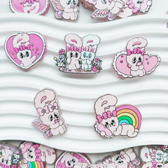 Bunny Acrylic Pendants for Keychains |Keychain, Pen & Bag Charm Supplies